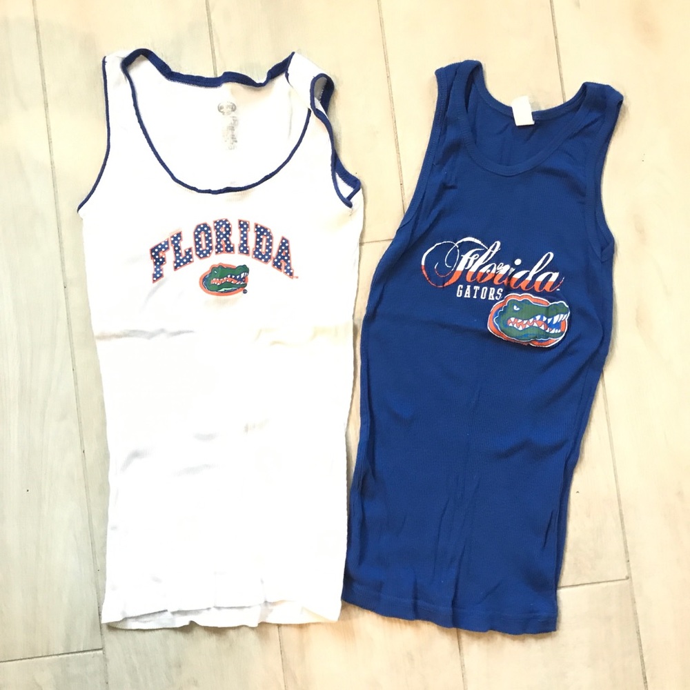 Go Gators!!  Lot of 2 UF tank tops!